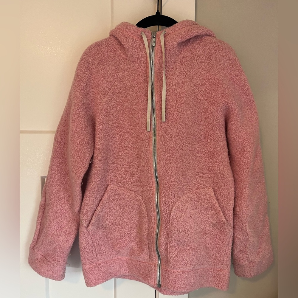 Lululemon Pink Sherpa Jacket